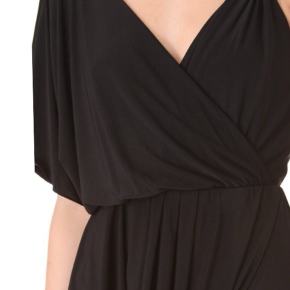 new T-Bags [MISA] ♛ Asymmetrical Draped Bubble Cocktail Mini LBD Dress ♛ Black - Picture 6 of 16